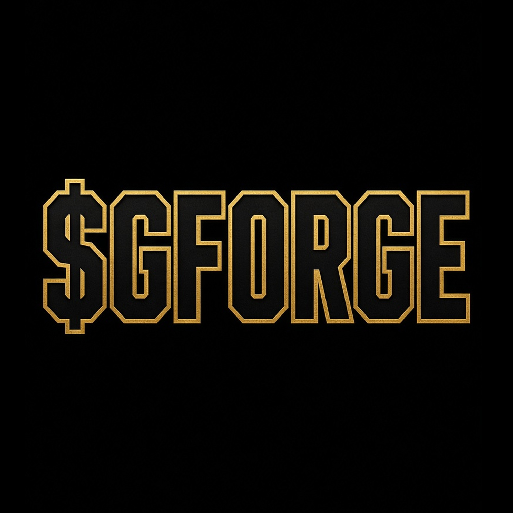 $GFORGE thick-outline raid stamp